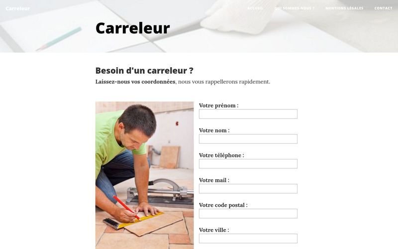 Faire effectuer ses travaux par un carreleur